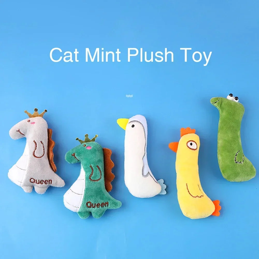 Cats Supplies for Cute Cat Toys Puppy Kitten Teeth Grinding Cat Plush Thumb Pillow Protect Mouth Pet Accessories