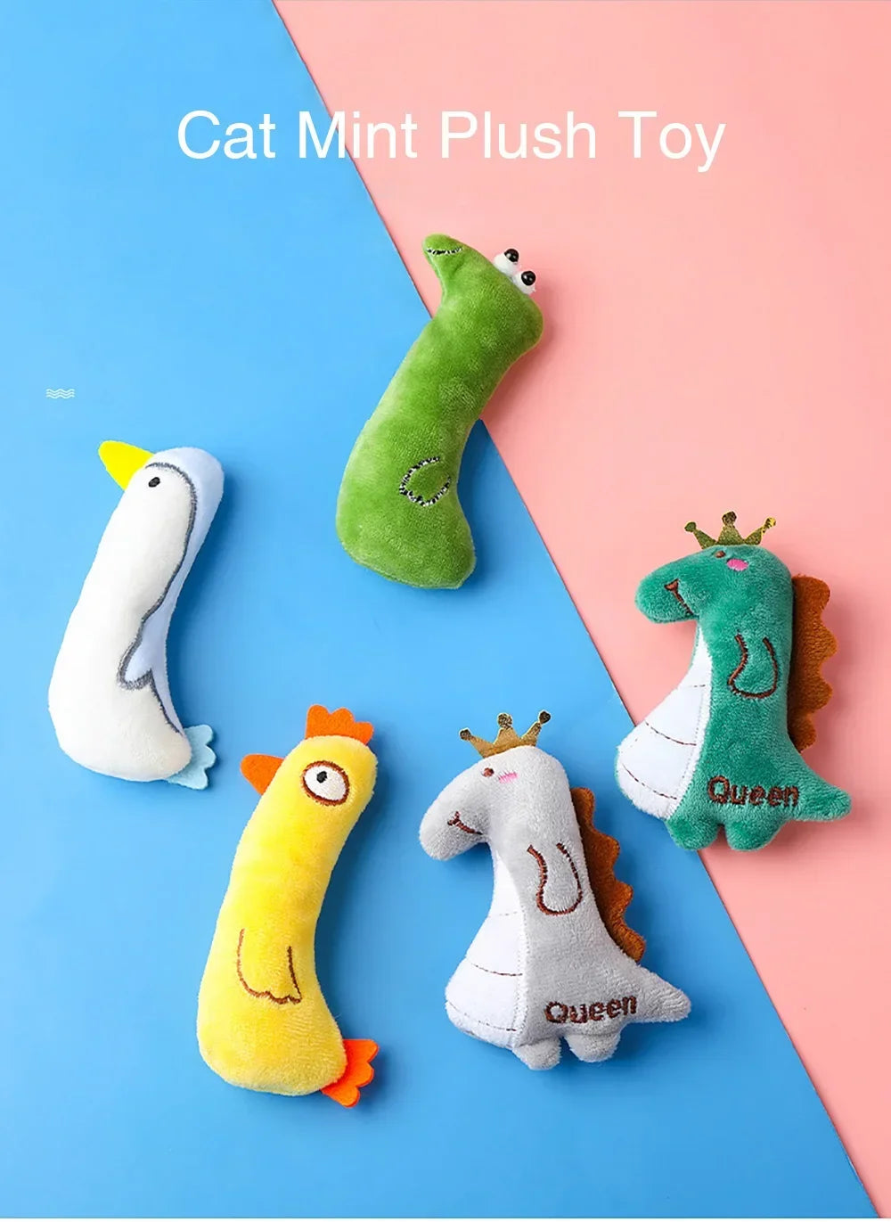 Cats Supplies for Cute Cat Toys Puppy Kitten Teeth Grinding Cat Plush Thumb Pillow Protect Mouth Pet Accessories