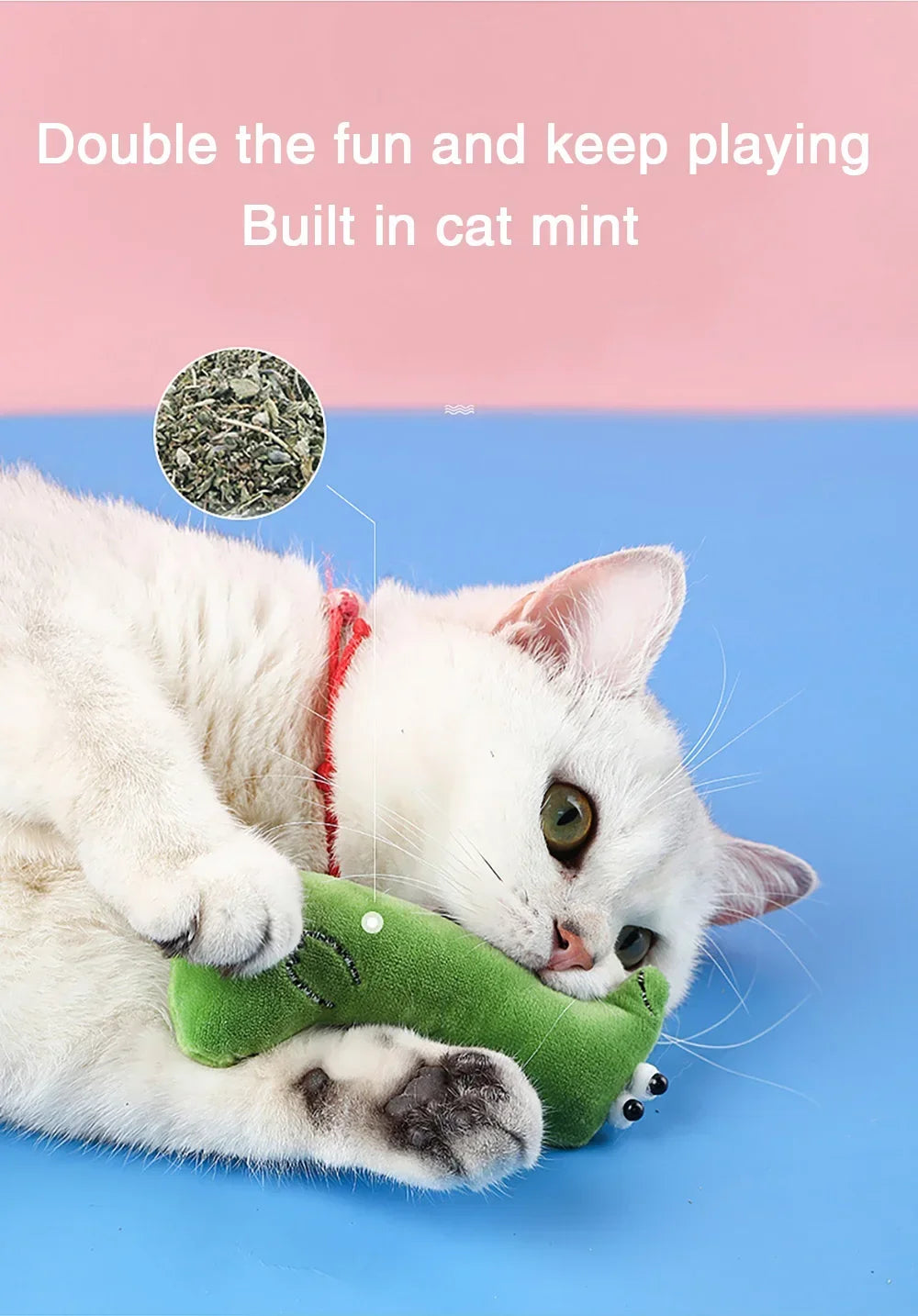 Cats Supplies for Cute Cat Toys Puppy Kitten Teeth Grinding Cat Plush Thumb Pillow Protect Mouth Pet Accessories