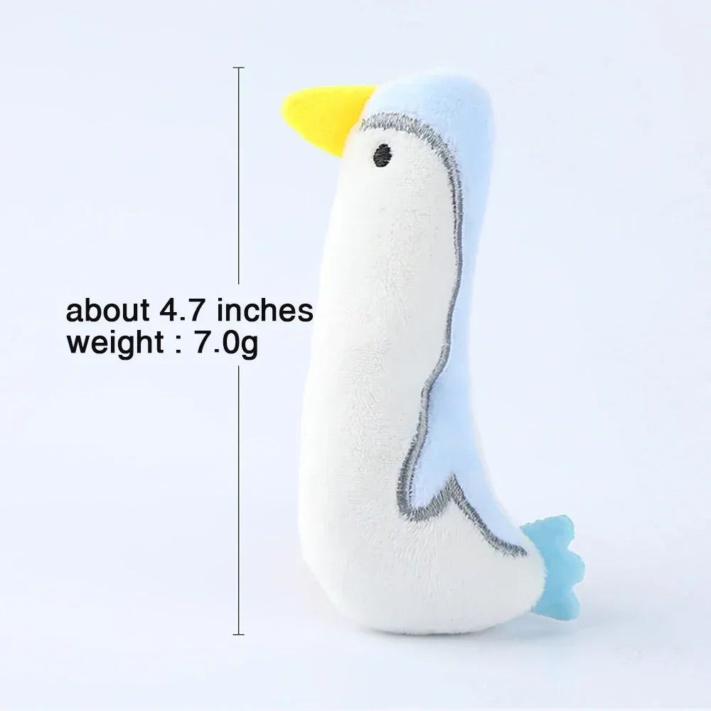 Cats Supplies for Cute Cat Toys Puppy Kitten Teeth Grinding Cat Plush Thumb Pillow Protect Mouth Pet Accessories