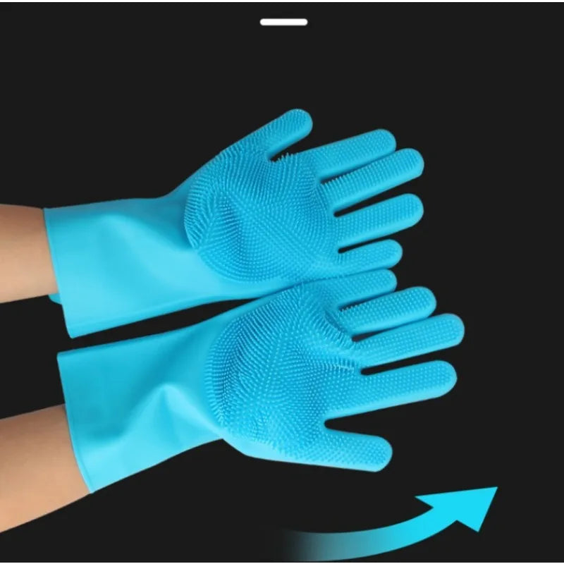 Bathroom Dog Cats Bath Brush Massage Gloves Soft Rubber Comb Pet Accessories For Cats Shower Cleaning Tools Suppliers